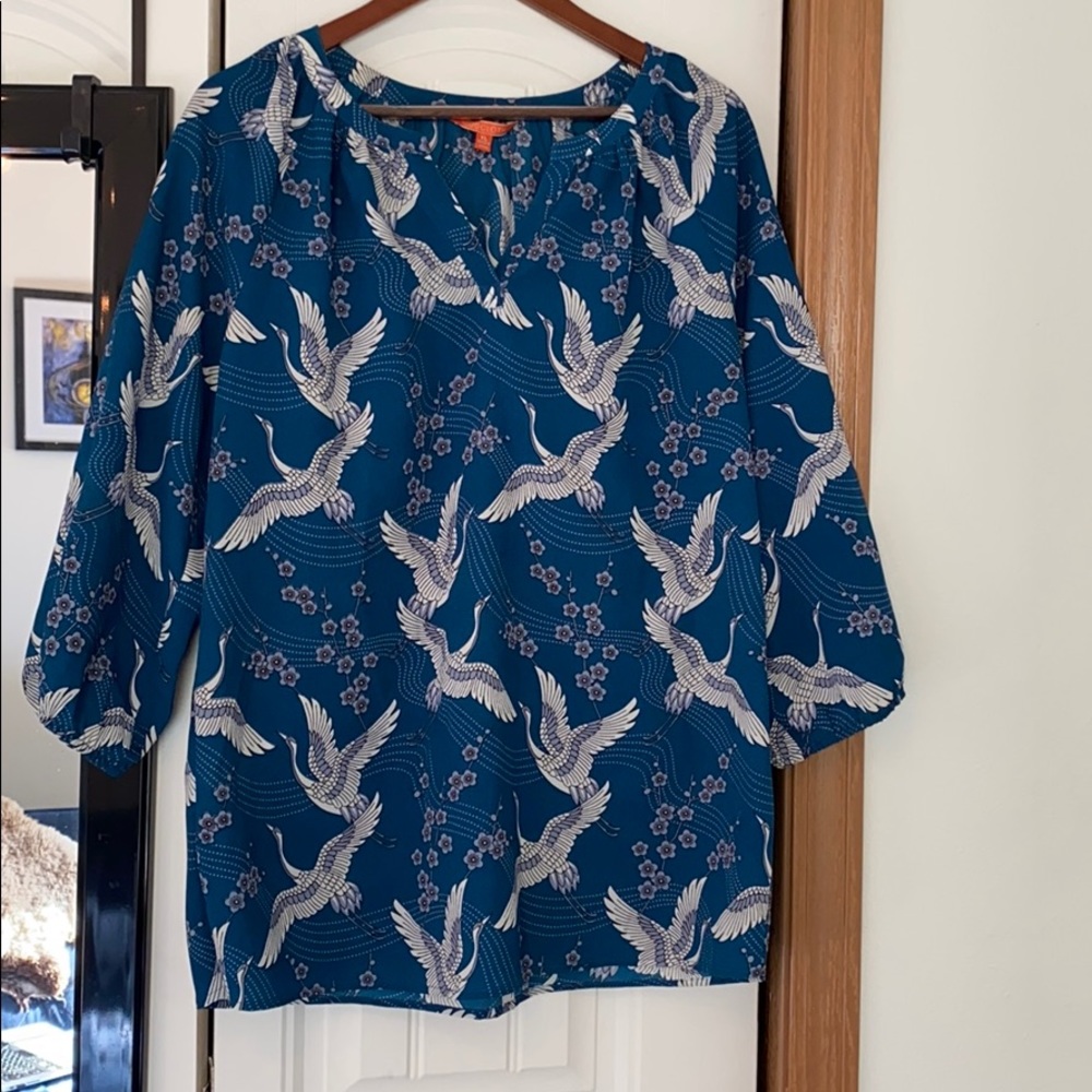 Shear ModCloth teal tunic